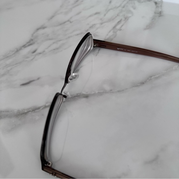 Gucci Eyeglasses Brown Metal Frame - Picture 9 of 10